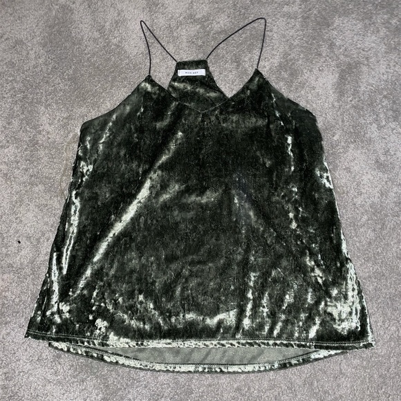 Green velvet top - Picture 1 of 1